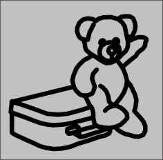 Holzkreuz symbol Teddy